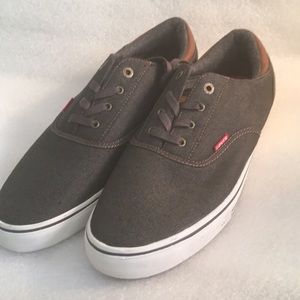 Levi's Low Top Comfort Sneakers Grey Men's Size 12